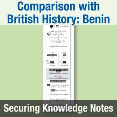 Image of Year 5 History (Comparison of Benin and Anglo-Saxons) Knowledge Notes SKN CUSP Resource