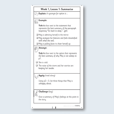 Y5 Reading (A Wrinkle in Time 1) Knowledge Notes SKN
