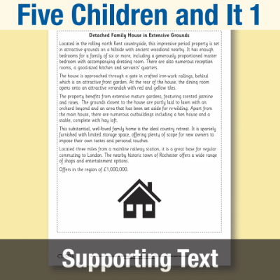 Image of Year 5 Reading (Five Children and It 1) Supporting Text ST CUSP Resource