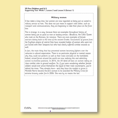 Y5 Reading (Five Children and It 3) Supporting Texts ST
