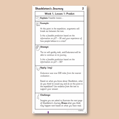 Y5 Reading (Shackleton's Journey 2) Knowledge Notes KN