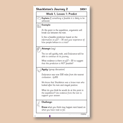 Y5 Reading (Shackleton's Journey 2) Knowledge Notes SKN