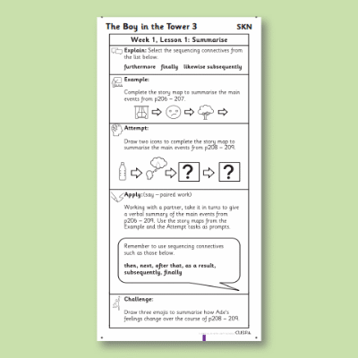 Y5 Reading (The Boy in the Tower 3 & Daffodils) Knowledge Notes SKN