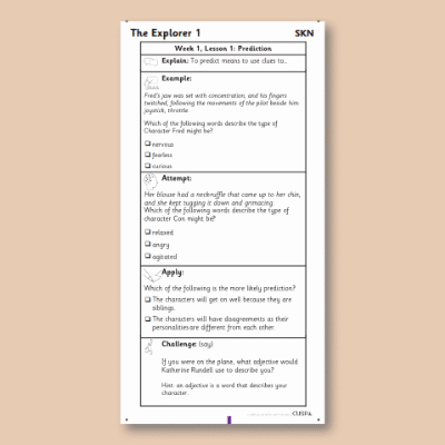 Y5 Reading (The Explorer 1) Knowledge Notes SKN