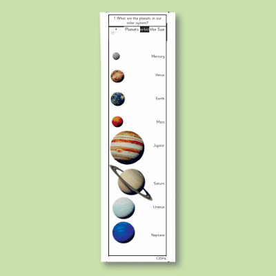 Y5 Science (Earth and Space) Knowledge Notes SKN