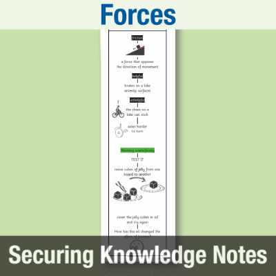 Image of Year 5 Science (Forces - Gravity and Galileo) Knowledge Notes SKN CUSP Resource