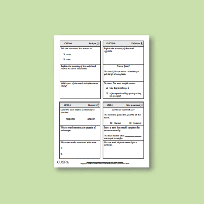 Y5 Science (Forces - Gravity and Galileo) Vocabulary Questions VQ