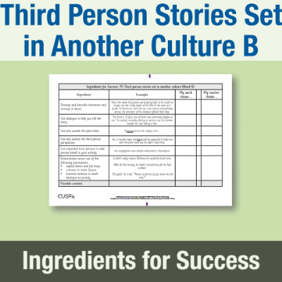 Image of Year 5 Writing B (Third Person Stories Set in Another Culture) Ingredients for Success IFS CUSP Resource