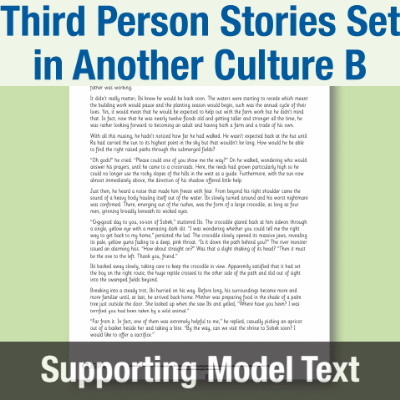Image of Year 5 Writing B (Third Person Stories Set in Another Culture) Supporting Model Text SMT CUSP Resource