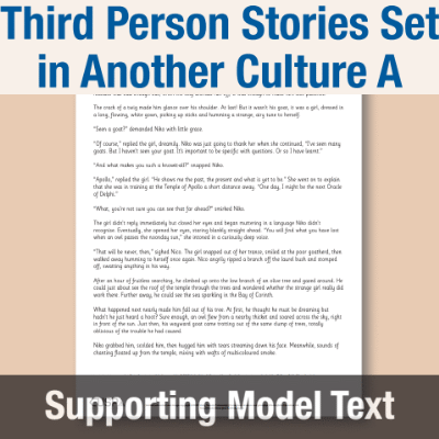 Image of Year 5 Writing A (Third Person Stories Set in Another Culture) Supporting Model Text SMT CUSP Resource