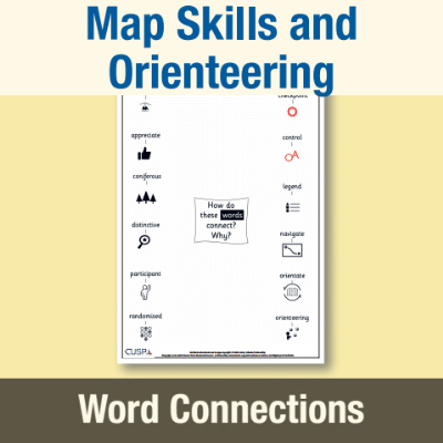 Image of Year 6 Geography (Map Skills and Orienteering) Word Connections WC CUSP Resource