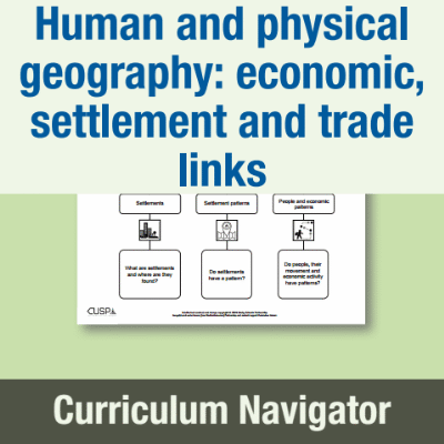 Image of Year 6 Geography (Human and physical geography: economic, settlement and trade links) Curriculum Navigator CN CUSP Resource