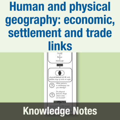 Image of Year 6 Geography (Human and physical geography: economic, settlement and trade links) Knowledge Notes KN CUSP Resource