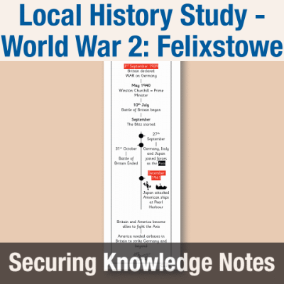 Image of Year 6 History (Local History Study - How did conflict change our locality in World War 2?) Knowledge Notes SKN CUSP Resource