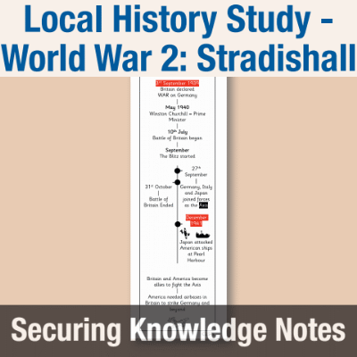 Image of Year 6 History (Local History Study - How did conflict change our locality in World War 2?), Stradishall Knowledge Notes SKN CUSP Resource