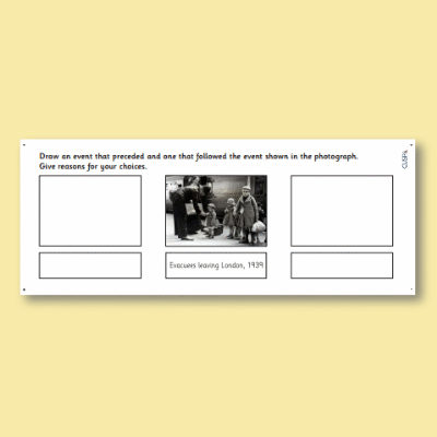 Y6 History (Battle of Britain) AR2 Draw Events Before and After the Evacuees