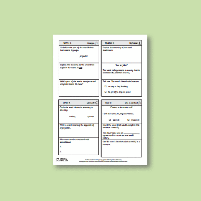 Y6 History (Study the Windrush Generation) Vocabulary Questions VQ