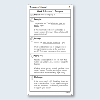 Y6 Reading (Treasure Island 1) Knowledge Notes KN