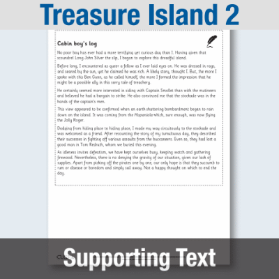 Image of Year 6 Reading (Treasure Island 2) Supporting Text ST CUSP Resource