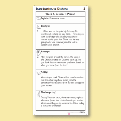 Y6 Reading (An Introduction to Dickens 2) Knowledge Notes KN