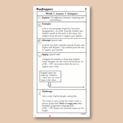 Y6 Reading (Rooftoppers 2) Knowledge Notes KN