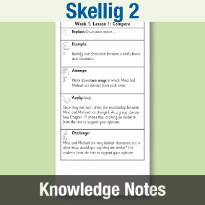 Image of Year 6 Reading (Skellig 2) Knowledge Notes KN CUSP Resource