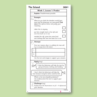 Y6 Reading (The Island) Knowledge Notes SKN
