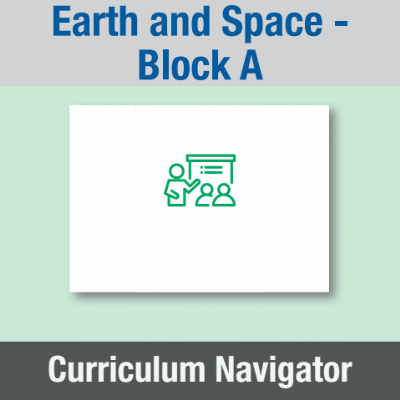 Image of Year 06 Science (Earth and Space - Block A) Curriculum Navigator CUSP ResourceAccess Summer 140x195mm Printed in Black;    1 Leaf Set in pads of 16