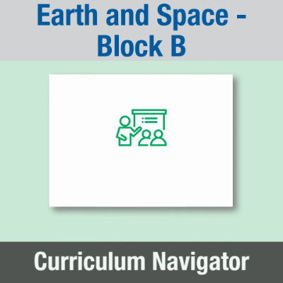 Image of Year 06 Science (Earth and Space - Block B) Curriculum Navigator CUSP ResourceAccess Summer 140x195mm Printed in Black;    1 Leaf Set in pads of 16