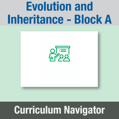 Image of Year 06 Science (Evolution and Inheritance - Block A) Curriculum Navigator CUSP ResourceAccess Spring 140x195mm Printed in Black;    1 Leaf Set in pads of 16