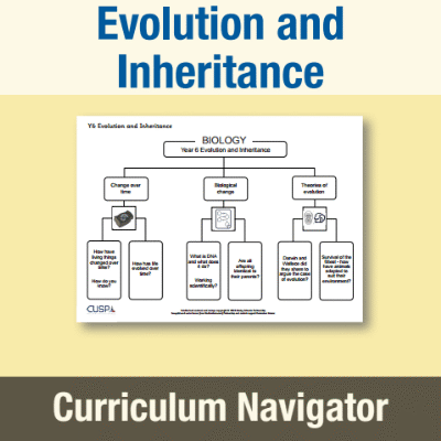 Image of Year 6 Science (Evolution and Inheritance) Curriculum Navigator CN CUSP Resource