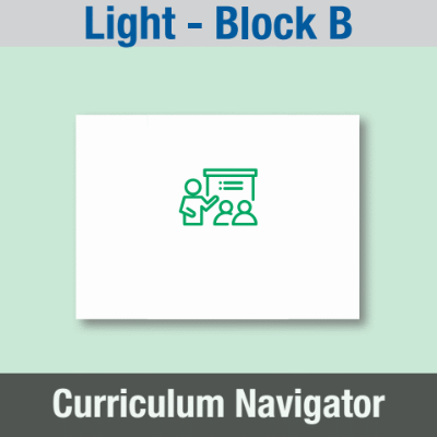 Image of Year 06 Science (Light - Block B) Curriculum Navigator CUSP ResourceAccess Summer 140x195mm Printed in Black;    1 Leaf Set in pads of 16