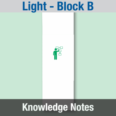 Image of Year 06 Science (Light - Block B) Knowledge Notes CUSP ResourceAccess Summer 58.5x234mm Printed in Black;    4 Leaf Set in pads of 16