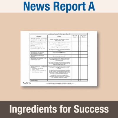 Image of Year 6 Writing A (News Report) Ingredients for Success IFS CUSP Resource