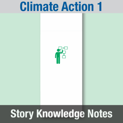 Image of Year 07 Communication (Climate Action 1) Story Knowledge Notes CUSP ResourceAccess Spring 277x102mm Printed in Black;    9 Leaf Set in pads of 16