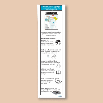 Y07 History (Medieval African Kingdoms and Early Modern World) Knowledge Notes KN