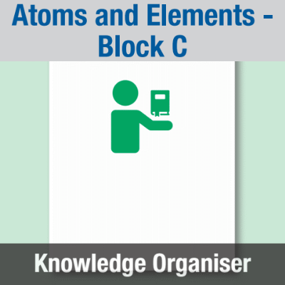 Image of Year 07 Science (Atoms and Elements - Block C) Knowledge Organiser CUSP ResourceAccess Summer 195x277mm Printed in Black;    1 Leaf Set in pads of 16