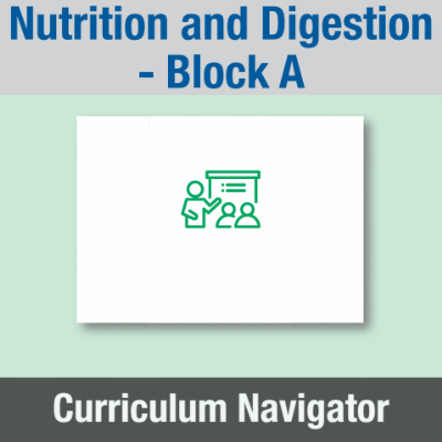 Image of Year 07 Science (Nutrition and Digestion - Block A) Curriculum Navigator CUSP ResourceAccess Spring 140x195mm Printed in Black;    1 Leaf Set in pads of 16