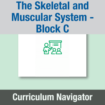 Image of Year 07 Science (The Skeletal and Muscular System - Block C) Curriculum Navigator CUSP ResourceAccess Spring 140x195mm Printed in Black;    1 Leaf Set in pads of 16