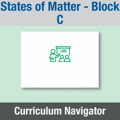 Image of Year 07 Science (States of Matter - Block C) Curriculum Navigator CUSP ResourceAccess Summer 140x195mm Printed in Black;    1 Leaf Set in pads of 16