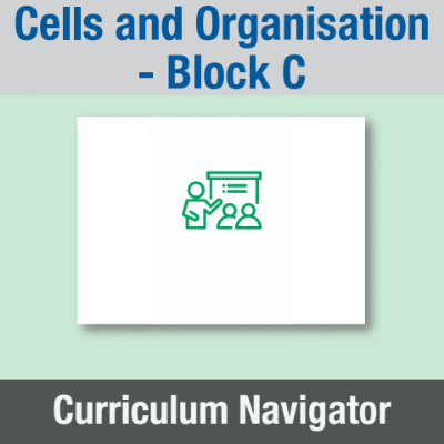 Image of Year 08 Science (Cells and Organisation - Block C) Curriculum Navigator CUSP ResourceAccess Summer 140x195mm Printed in Black;    1 Leaf Set in pads of 16