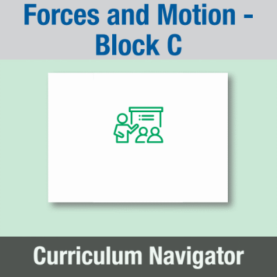 Image of Year 08 Science (Forces and Motion - Block C) Curriculum Navigator CUSP ResourceAccess Summer 140x195mm Printed in Black;    1 Leaf Set in pads of 16