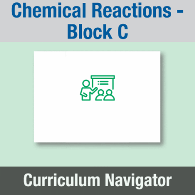 Image of Year 08 Science (Chemical Reactions - Block C) Curriculum Navigator CUSP ResourceAccess Summer 140x195mm Printed in Black;    1 Leaf Set in pads of 16