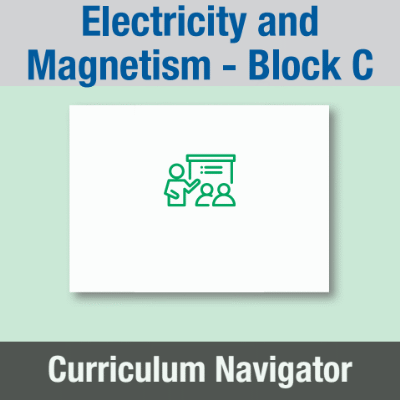 Image of Year 09 Science (Electricity and Magnetism - Block C) Curriculum Navigator CUSP ResourceAccess Summer 140x195mm Printed in Black;    1 Leaf Set in pads of 16