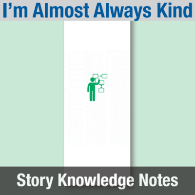 Image of Reception Class Communication (I'm Almost Always Kind) Story Knowledge Notes CUSP ResourceAccess Autumn 277x102mm Printed in Black;    4 Leaf Set in pads of 16