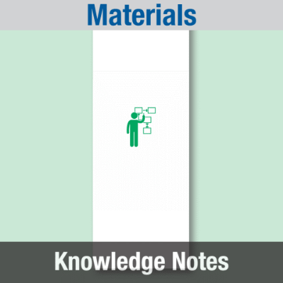 Image of Reception Class Science (Materials) Knowledge Notes CUSP ResourceAccess Autumn 277x102mm Printed in Black;    9 Leaf Set in pads of 16