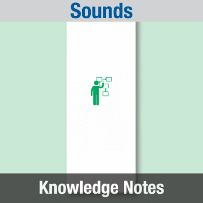 Image of Reception Class Science (Sounds) Knowledge Notes CUSP ResourceAccess Spring 277x102mm Printed in Black;    8 Leaf Set in pads of 16